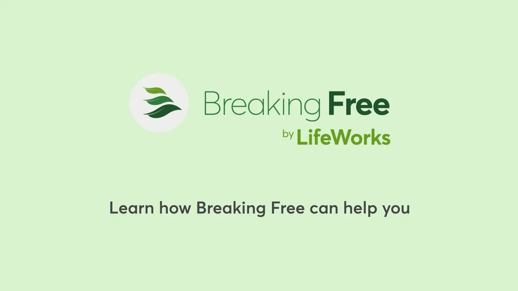 Breaking through logo